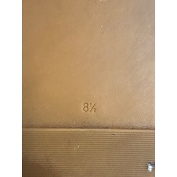 Tory Burch Women's Red Cork & Patent Leather Logo Slide Sandals Size 8.5 - Picture 6 of 8